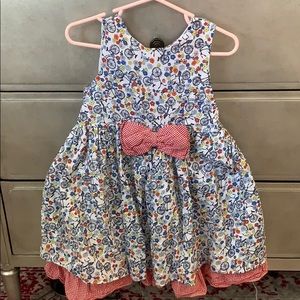 Bicycle dress vintage inspired